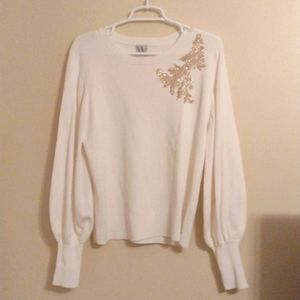 Large cream sweater
